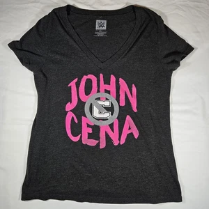 Women's John Cena S T-Shirt Authentic WWE Soft U Can't C Me XL V-Neck - Picture 1 of 6