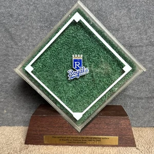 Kansas City Royals Game Used Baseball Field Turf Piece Of History Nmbrd No COA  - Picture 1 of 5