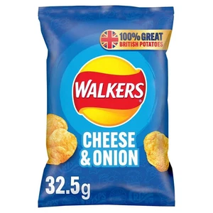 Walkers Crisps Cheese And Onion Pack of 32 x 32.5g - Picture 1 of 1