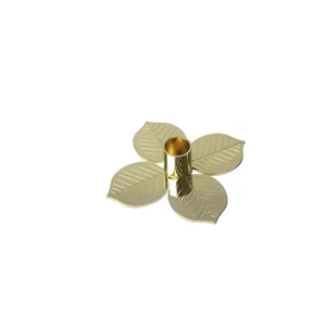 Stig Lindberg Berså Candlestick Gold Metal – Swedish Design - Picture 1 of 1