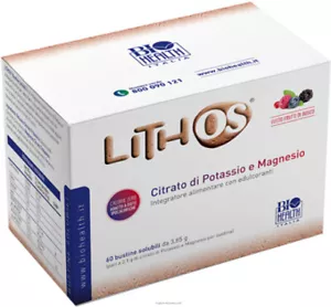 LITHOS 60 BUSTINE INTEGRATORE CITRATO MAGNESIO E POTASSIO - MAYOLY - Foto 1 di 1