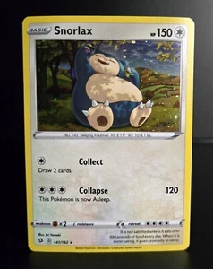 Pokémon TCG - SNORLAX - 141/192 - COSMOS HOLO PROMO - Rebel Clash (2020) - LP/NM - Picture 1 of 1