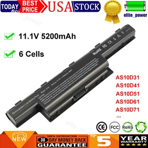 For Acer AS10D31 AS10D41 AS10D51 AS10D61 AS10D71 AS10D73 AS10D81 Battery 5200mAh - Picture 1 of 18