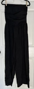 Cider Brand NEW with Tags! Women’s Strapless One Piece Black Jumpsuit. - Picture 1 of 6