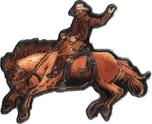 Parche caballo vaquero - 4,5 x 3,5 pulgadas - P7094 - Imagen 1 de 5