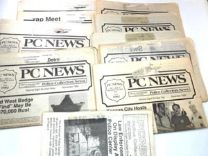 Polizei Sammler Nachrichten PC -- Menge 10 -- Abzeichen Aufnäher Sammeln Referenz 1990 - Bild 1 von 4