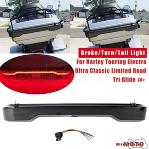 Fanale posteriore luce di svolta freno LED scorrevole borsa sella per Harley Touring 14+ - Foto 1 di 12