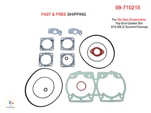 09-710215 FOR Ski-Doo Snowmobile Top End Gasket Set 670 MX-Z Summit Formula - Picture 1 of 8
