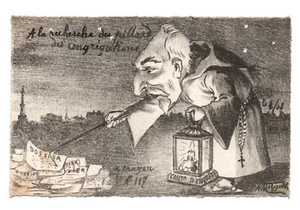 MOLYNK .Le crayon n° 117 .Satire . Anticléricalisme . COMBES - Picture 1 of 2