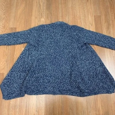 U.S. Polo ASSN Blue & Silver Girls Cardigan Sweater Size 7/8 - Image 1 of 4