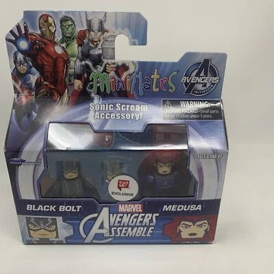 Marvel Minimates - Black Bolt & Medusa Avengers Assemble - Walgreens Exclusive - Image 1 of 4