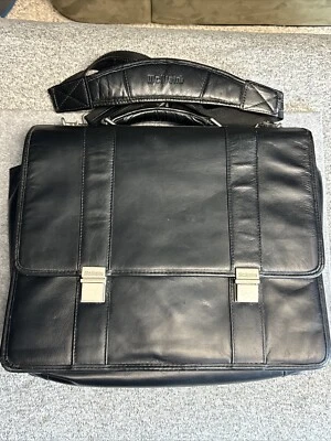 McKlein Bolso Mensajero Cuero EE. UU. Maletín para Laptop Cuero de Vaca Negro Viaje Foto 1 de 4