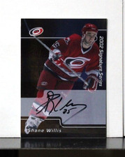2001-02 ITG Be A Player Signature Series Beckett Insert Shane Willis #006