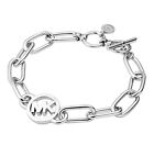 Michael Kors MKJ7744040Armband Women's Wrist Band Bracelet IP_Silver New