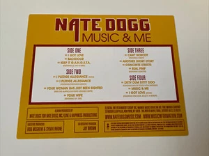 Nate Dogg - Music & Me - 12” Double Vinyl 2XLP Promo - Picture 1 of 11