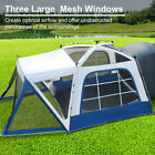 SUV Tent with Porch for Camping, 10' x 10' Car Camping Tent w/ Screen House Room