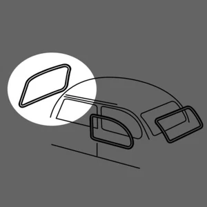 Empi 98-4531 Stock Front Windshield Seal Vw Bug 1965-77, Super Beetle 1971-72 - Picture 1 of 2