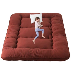 4" Thicken Tatami Sleeping Pad Queen Size Japanese Floor Mattress Futon Mattress - Picture 1 of 9