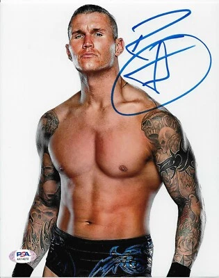 Foto autógrafa firmada por Randy Orton WWE 8x10 #11 con certificado de autenticidad PSA Foto 1 de 2