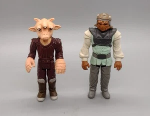 Vtg 1983 Star Wars Lot (2) (ROTJ) Ree-Yees Jabba The Hutt Nikto Kenner Figures - Picture 1 of 10