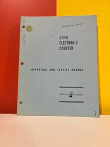 HP 01947-3 5223L Electronic Counter Operating & Service Manual - Picture 1 of 2