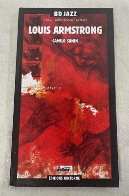 BD Jazz 2 CD plus une bande dessinée 16 pages Louis Armstrong Camilo Sanin  - Photo 1/4