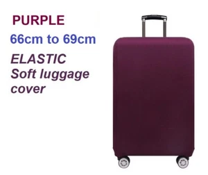 Elastic Luggage cover for 65cm to 69cm PURPLE - Picture 1 of 2