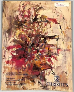 Christie's Contemporary Art Auction Catalog Feb 23-24 1990 - Picture 1 of 2