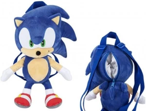 Kinder Sonic The Hedgehog Film Plüsch Geheim Aufbewahrung Schule Buch Backpack - Bild 1 von 4