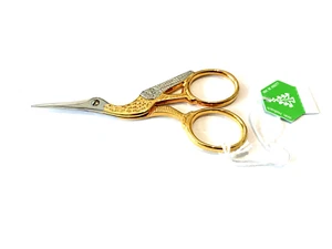 Stickschere Fadenschere Nähschere Storchenschere original Wilhelm Halbach NEU - Bild 1 von 8