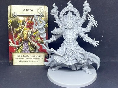 COOL MINI OR NOT Zombicide White Death - Asura - Figura e carta esclusiva Kickstarter Abomination