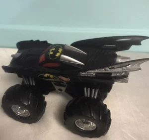 Batman 2003 Mattel HotWheels Black Monster Truck Batmobile Friction Car 5.5” - Picture 1 of 11