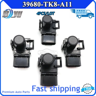 4x Sensor de ayuda de estacionamiento trasero para Honda Odyssey Pilot 3,5 L PDC 39680-TK8-A11 Foto 1 de 4