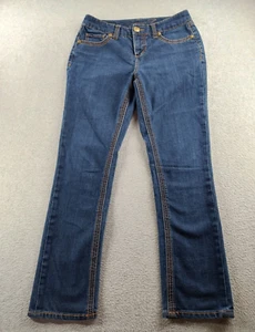 Seven7 Women's Jeans Blue Size 8P Skinny Straight Leg Stretch Mid Rise 29" Denim - Picture 1 of 12