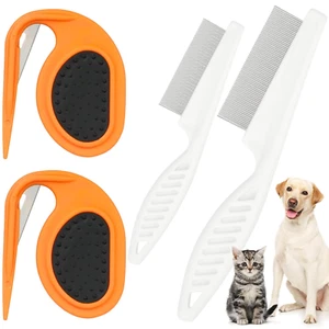 2Pcs Pet Knotting Comb for Cats - Knotting Comb Pet Grooming Tool for Dogs Cat K - Picture 1 of 12