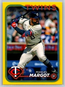 Actualización Topps 2024 #US81 Manuel Margot Twins amarillo - Imagen 1 de 2