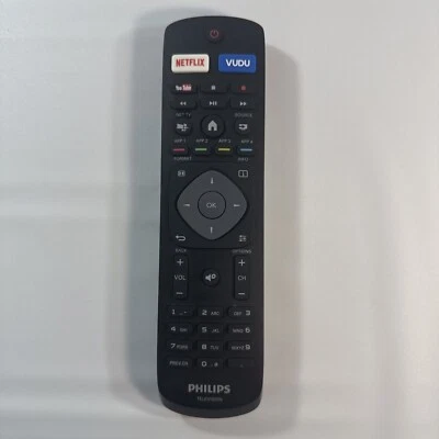 Philips TV URMT42JHG005 Remote Control Netflix, Vudo & YouTube Multiple Inputs - Image 1 of 4