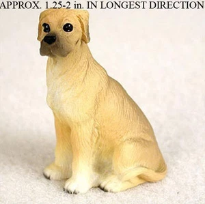 Great Dane Mini Hand Painted Figurine Fawn Uncropped - Picture 1 of 1
