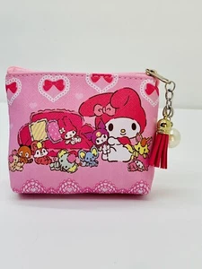 4 in x 4.5 in PU Leather My Melody Coin Purses with Key Ring, Monedero Para Niña - Picture 1 of 3