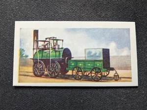 Tarjeta Miranda 150 años de locomotoras 1956 # 6 ""Locomoción"" de Stephenson (casi nuevo) - Imagen 1 de 3