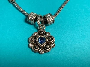 🌸 Pulsera Brighton Plata Cristal Corazón Dije Con 3 Dijes (B23) 🌸 - Imagen 1 de 10