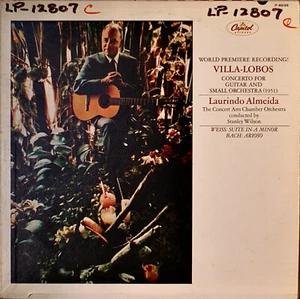 VILLA-LOBOS: Concerto for Guitar & Small Orch-M1966LP LAURINDO ALMEIDA PREMIERE - Imagen 1 de 1