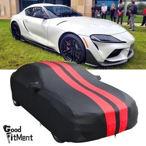 Car Cover Stretch Satin Dustproof Indoor Protector For Toyota GR Supra 2020-2022 - Picture 1 of 12