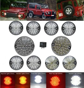 10 pièces lampe DEL lumière clignotants kit pour Land Rover Defender 90/110/130 - Imagen 1 de 6