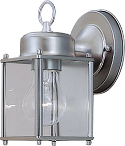 DESIGNERS FOUNTAIN Preston Outdoor Light Fixture, 8 Inch, 8in H, Pewter  - Picture 1 of 6
