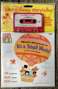 Walt Disney versiegelt, Vintage 1968 - It's a Small World Buch und Kassette - Bild 1 von 2