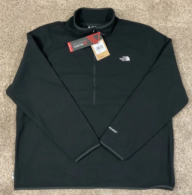 Pullover THE NORTH FACE Alpine Polartec 100 polar 1/2 cremallera para hombre 3XL negro nuevo con etiquetas Foto 1 de 4