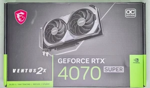 MSI NVIDIA RTX 4070 Ventus 2X 12GB OC GDDR6X BOX ONLY - Picture 1 of 3