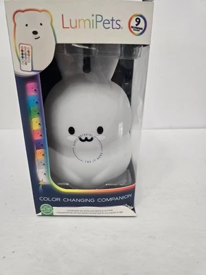 LumiPets Rabbit Night Light with Remote Control Rechargeable 9 Color  Light - Image 1 of 4