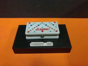 Vintage 1999 Midwest of Cannon Falls Scrabble Game Trinket Box With Trinket - Picture 1 of 6